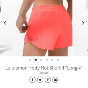 Lululemon Hotty hot shorts !